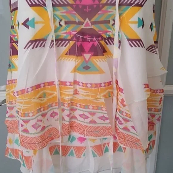 NWOT Oatt USA Layered Tiered Tank Top - Picture 9 of 13